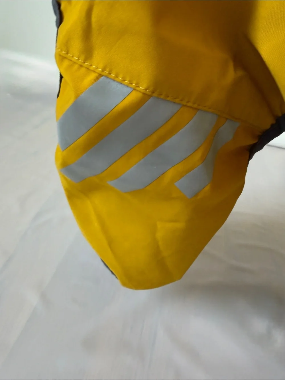 Cheepet dog Raincoat mustard yellow full Coverage Hooded Rain Jacket XL 35cm